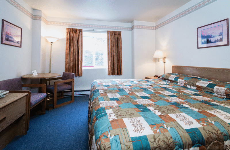 Guest room at Indian Hot Springs.