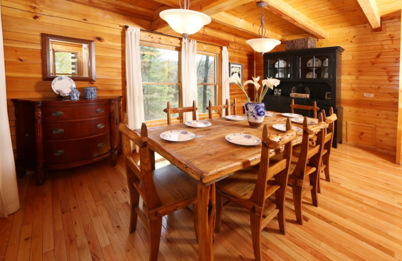 Spacious dining room