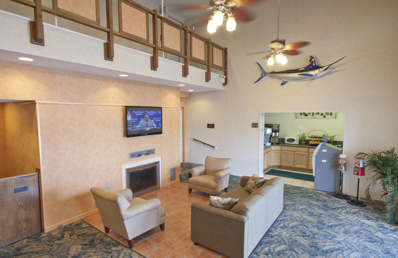 Lobby view at Flagship Oceanfront Hotel Ocean City.