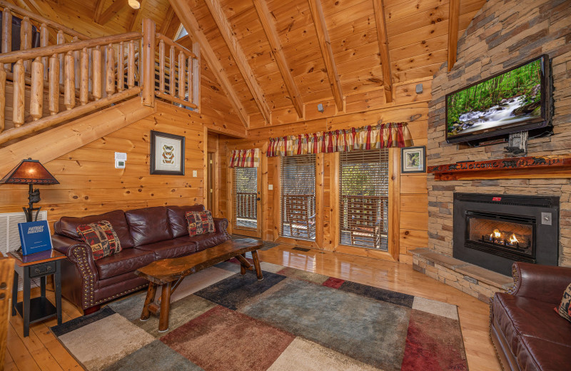 Living room at American Patriot Getaways - Southern Comfort Memories.