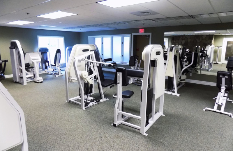 Fitness center at Garland Lodge and Resort.