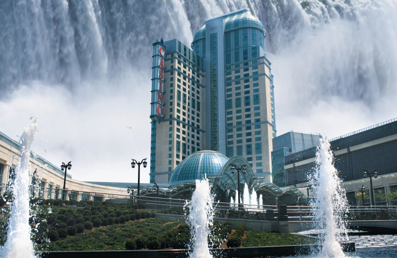 Exterior view of Niagara Fallsview Casino Resort.