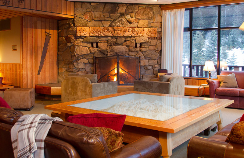 Lobby at Cariboos Lodge.