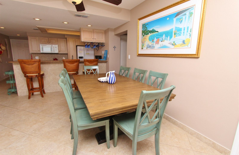 Rental kitchen at Seabreeze I.