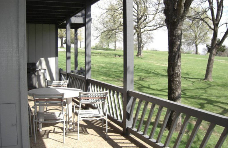 Patio View at Dogwood Hills Golf Resort