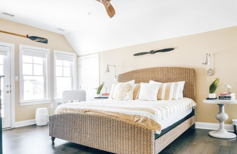 Rental bedroom at Jersey Cape Realty.