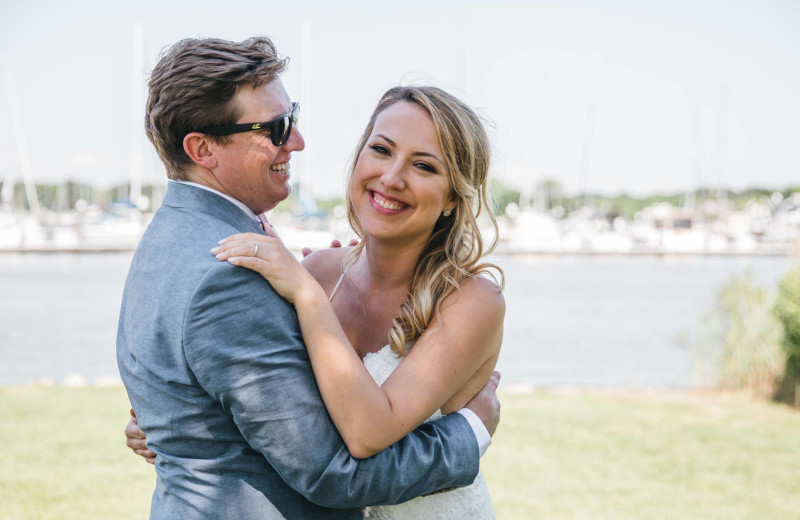 Wedding couple at Osprey Point.