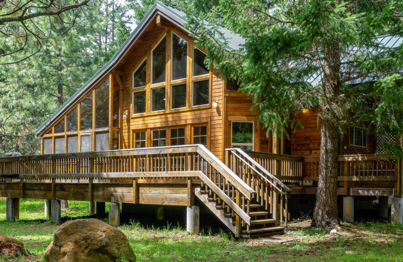Cabin exterior at Green Springs Inn