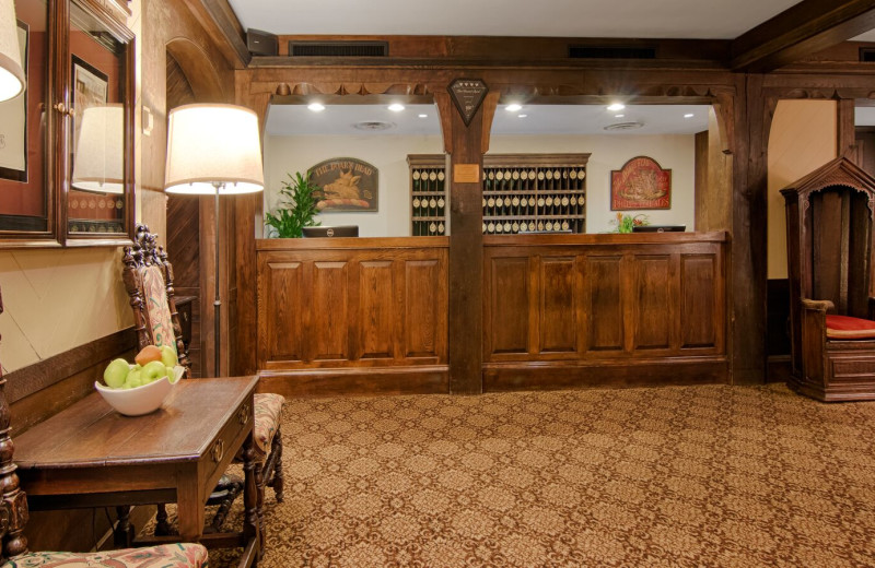 Lobby at Boar's Head Resort.