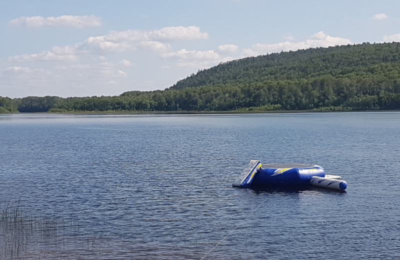 Lake at Elk Lake Wilderness Resort.