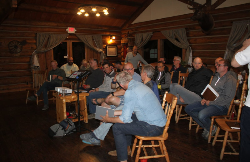 Meetings at Red Horse Mountain Ranch.