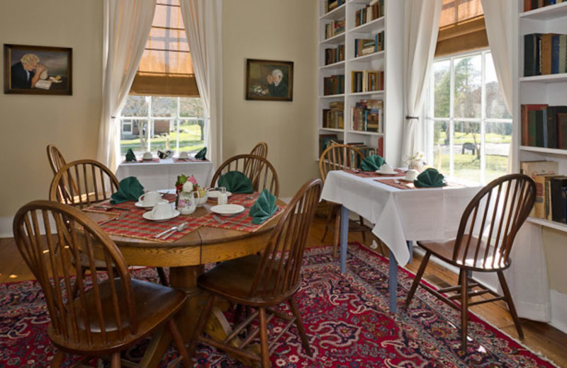 Cottage interior at The Pack House Inn.