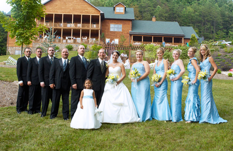 Wedding party at House Mountain Inn.