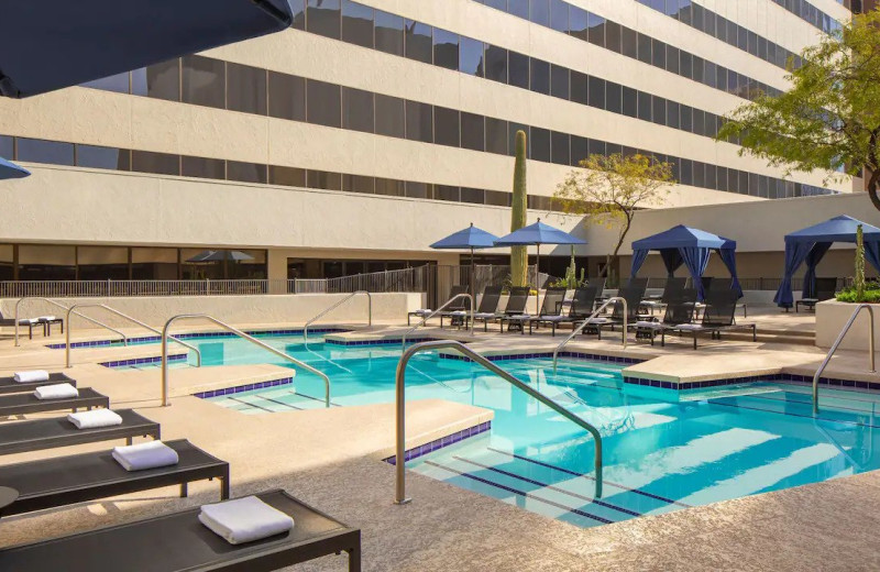 Outdoor pool at Hyatt Regency Phoenix.