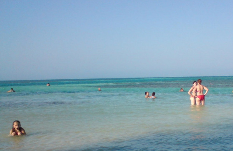 Swimming at Belize Odyssey.