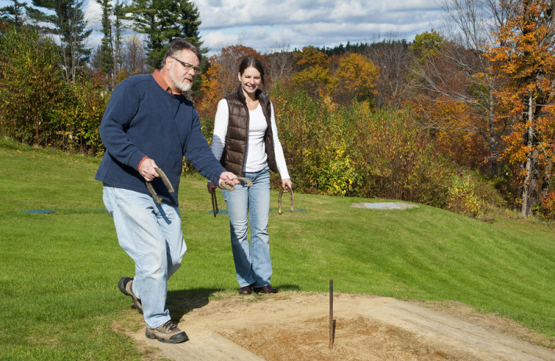 Horseshoes at Steele Hill Resorts.