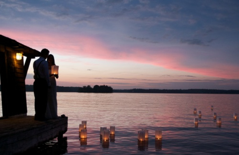 Couple at Stout's Island Lodge.