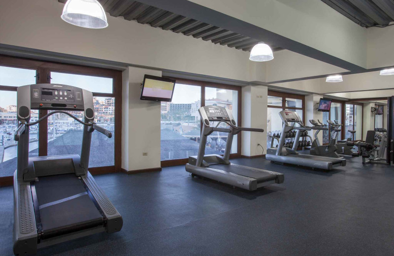 Fitness room at Tesoro Los Cabos.