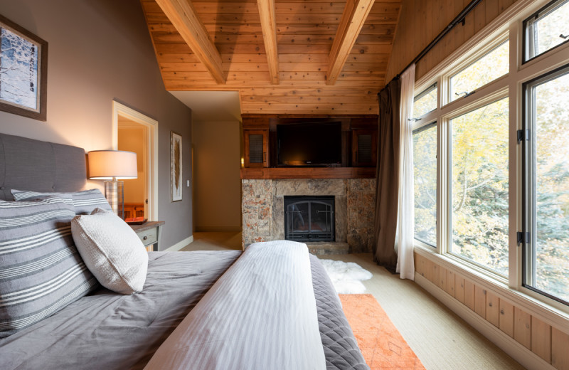 Rental bedroom at Natural Retreats Park City.