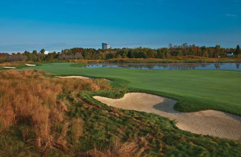 Golf course at Turning Stone Resort Casino.