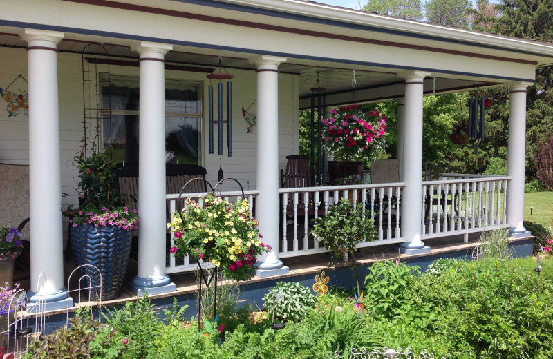 Porch at Country Haven B&B.