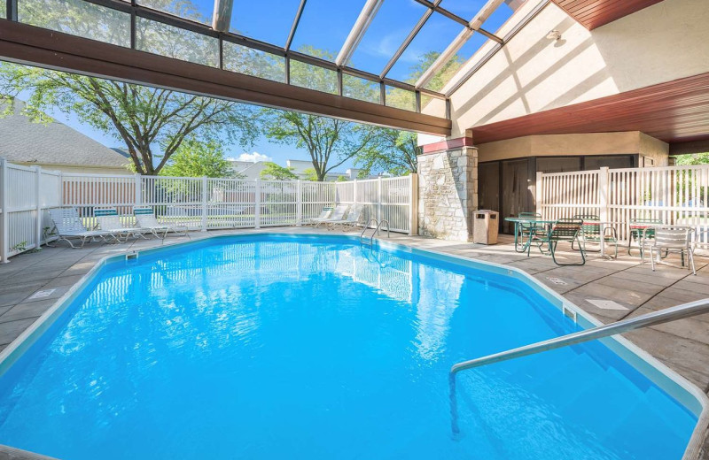 Indoor pool at Red Roof Inn Columbus - Grove City.