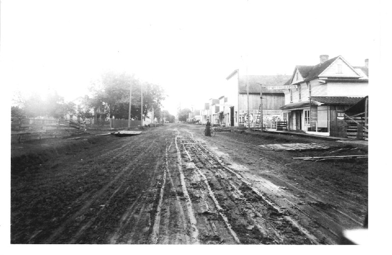 Historic photo of Amity Flats.