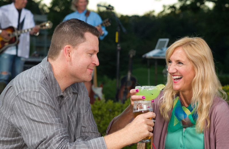 Couple dining at Eaglewood Resort & Spa.