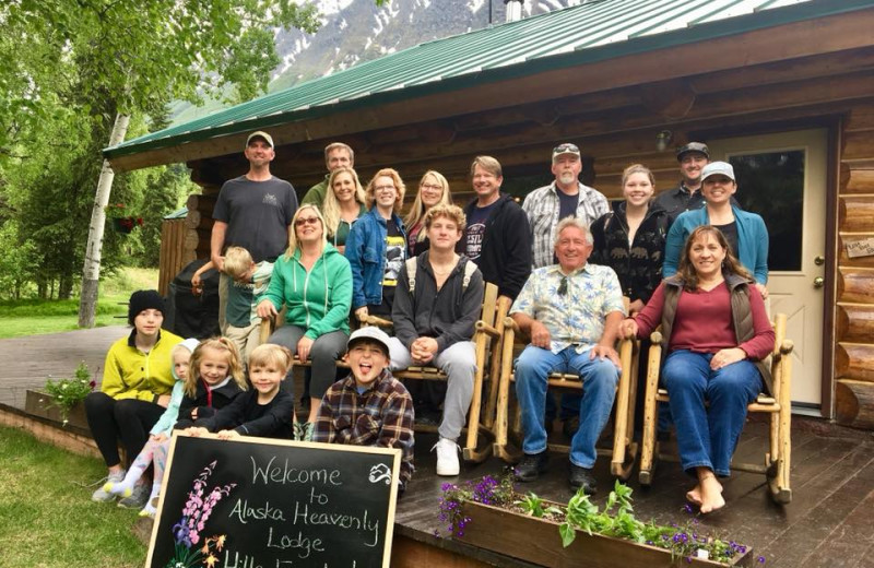 Reunions at Alaska Heavenly Lodge.