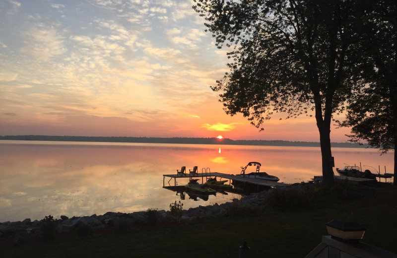 Sunset at Great Blue Resorts- McCreary's Beach Resort.