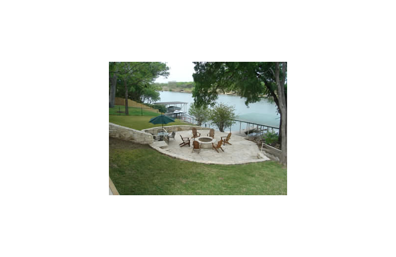 Rental exterior at Loch Lone Star on Lake LBJ.