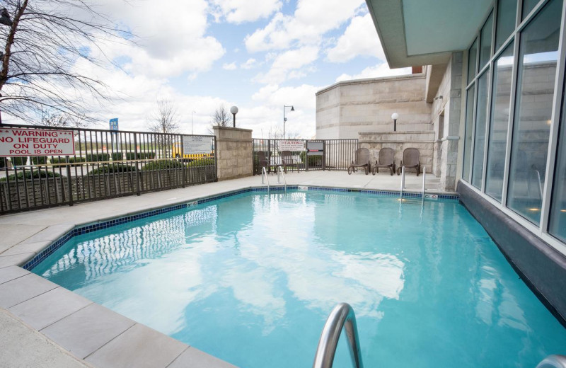 Outdoor pool at Drury Inn and Suites Columbus South.