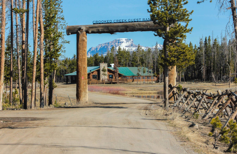 Exterior view of Crooked Creek Guest Ranch.