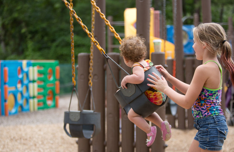 Playground at Woodloch Resort.