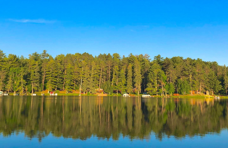 Lake at Moore Springs Resort.