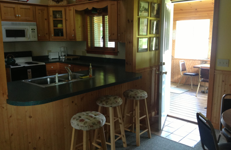 Kitchen view at Central House Family Resort.