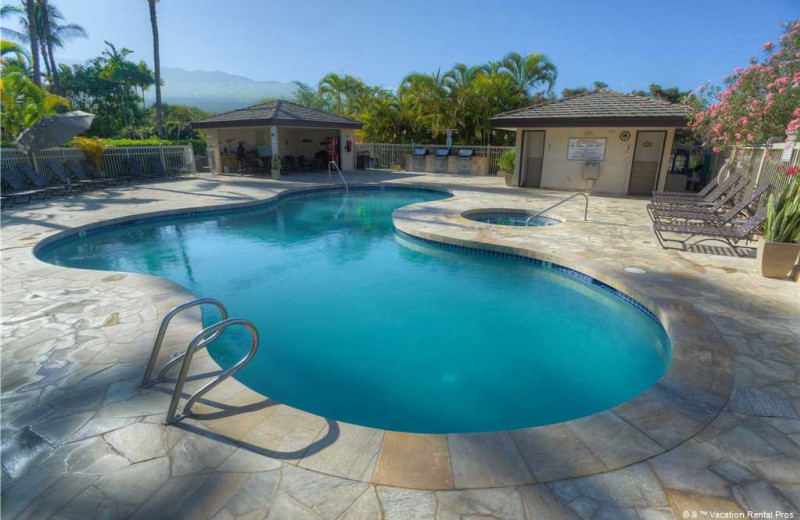 Rental pool at Vacation Rental Pros - Maui.