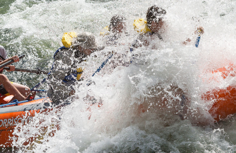 Rafting at Morrison's Rogue River Lodge.