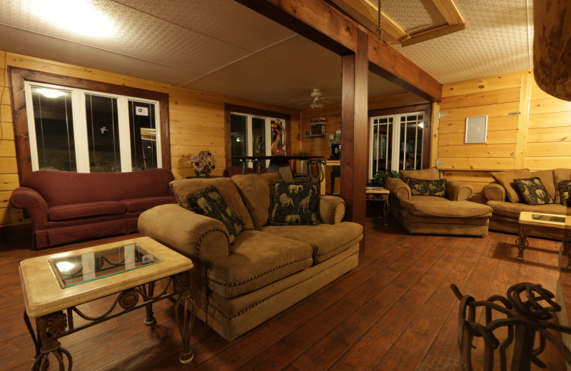 Lounge at Footprints Resort.