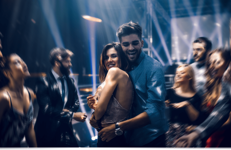 Couple dancing at Villa Roma Resort and Conference Center.