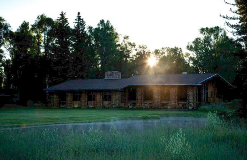 Exterior of Cabin at Moose Head Ranch