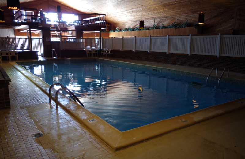 Indoor pool at Shiretown Inn