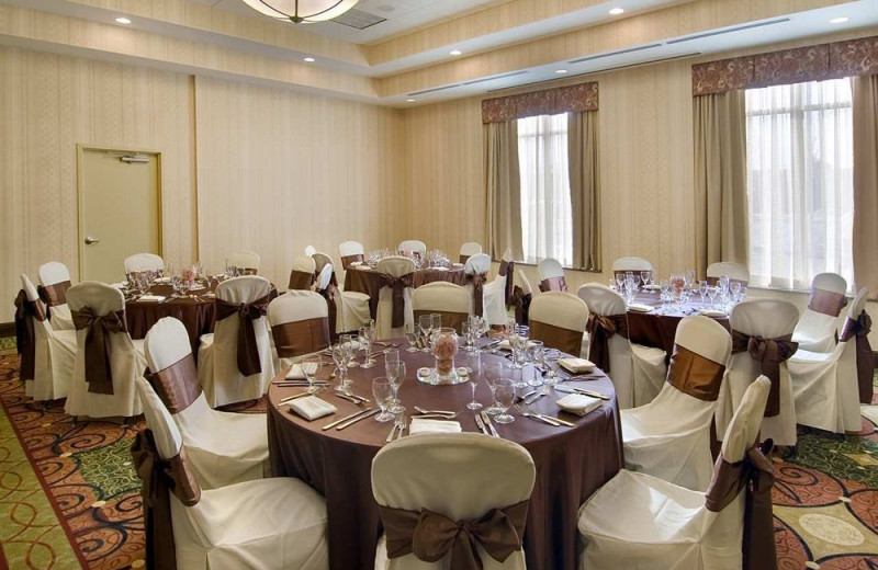 Wedding reception at Hilton Garden Inn Cleveland East/Mayfield Village.