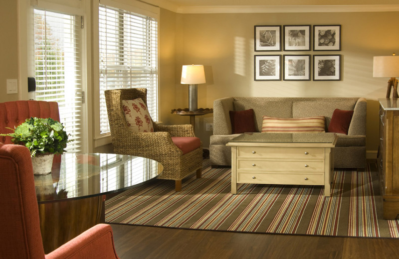 Guest room at Inn by the Sea.