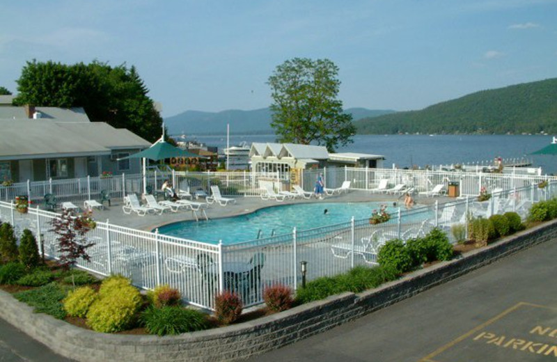 Outdoor pool at Marine Village Resort.