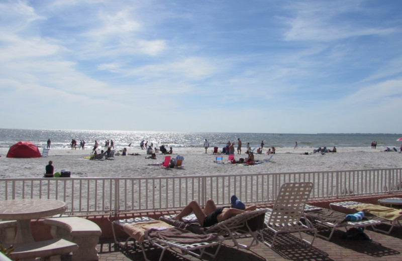 Beach at Edison Beach House.