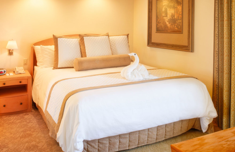 Master Bedroom of a Two Bedroom Unit at the Coronado Beach Resort