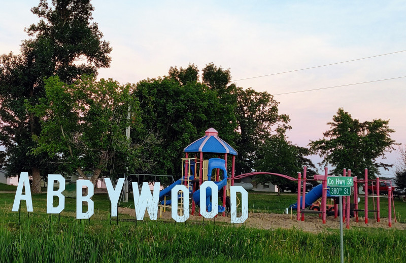 Playground at Abbywood Resort.