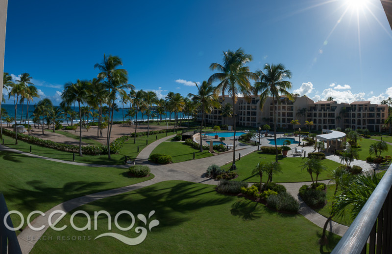 Exterior view of Oceano Beach Resort.