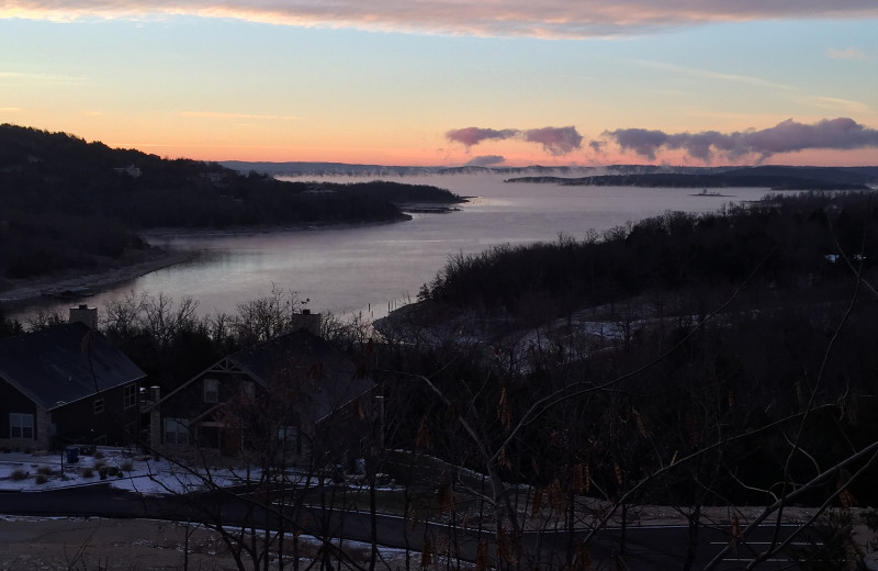 Lake view at Antlers Resort.